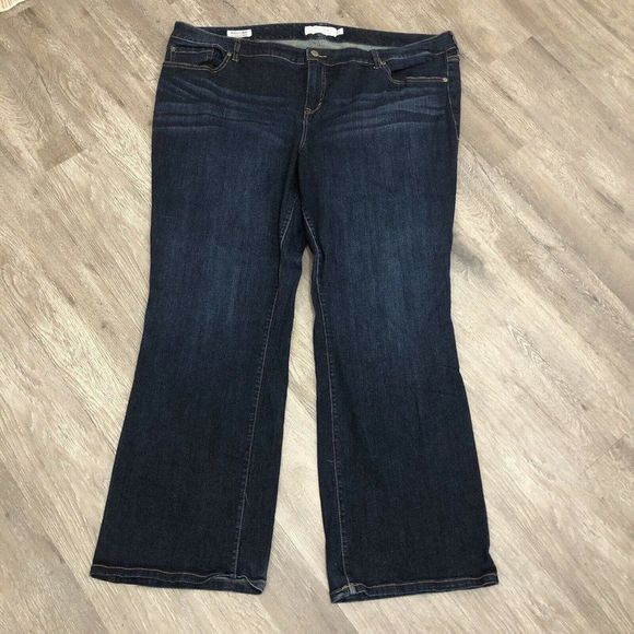 Torrid Blue Jeans Relaxed Boot 26R Denim Pants Cut 836063 Womens Casual